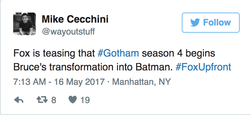 Gotham season 4 dark knight news