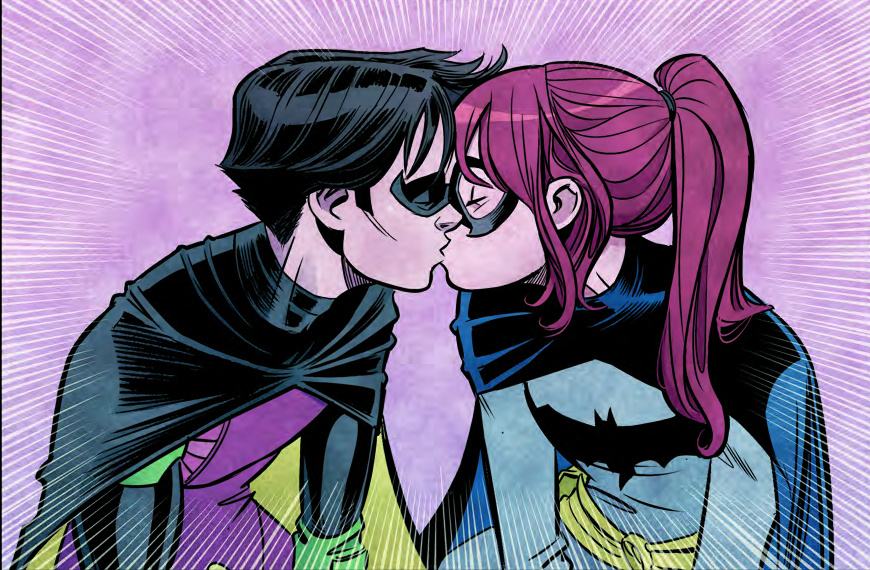 robin and batgirl romance