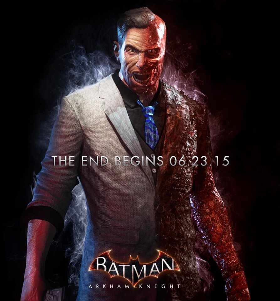 WB Releases 'Batman: Arkham Knight' Two-Face Teaser Poster - Dark Knight  News