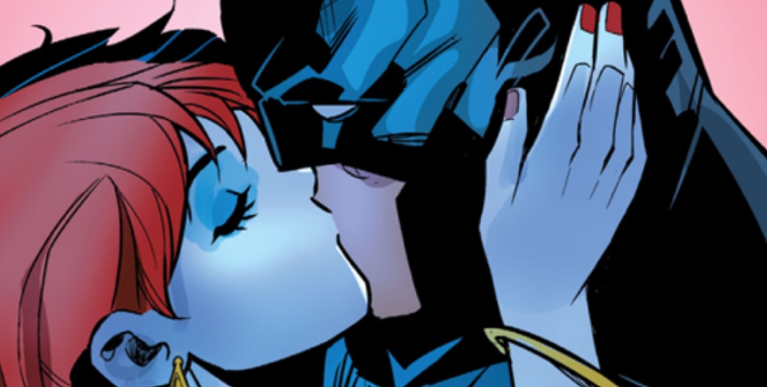 batman harley quinn kiss