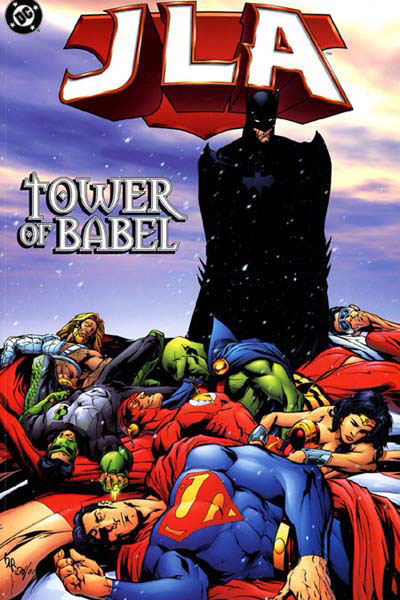 JLA tower of babel cover