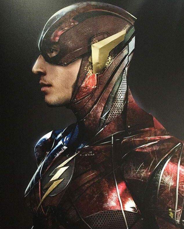 The Flash concept art from Justice League
