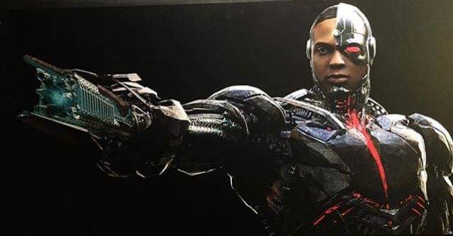 Cyborg concept art from Justice League