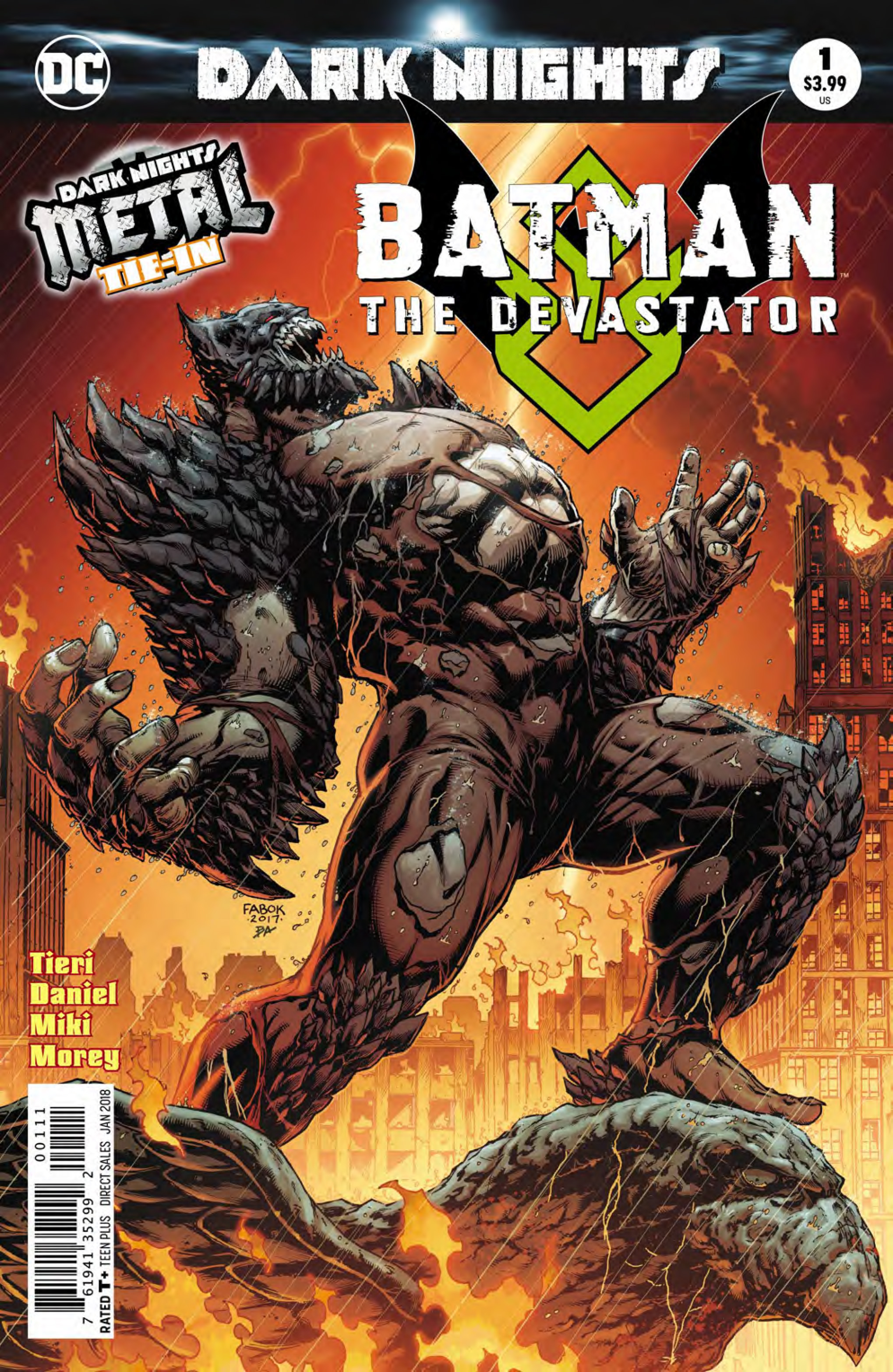 BATMAN THE DEVASTATOR #1 cover