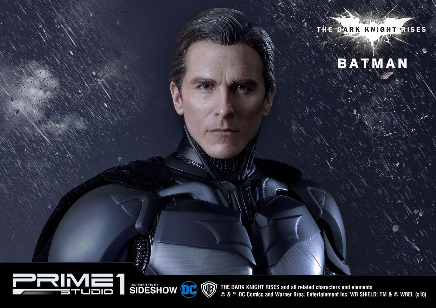 Sideshow Presents Batman Statue Without Cowl From 'The Dark Knight' Trilogy  - Dark Knight News