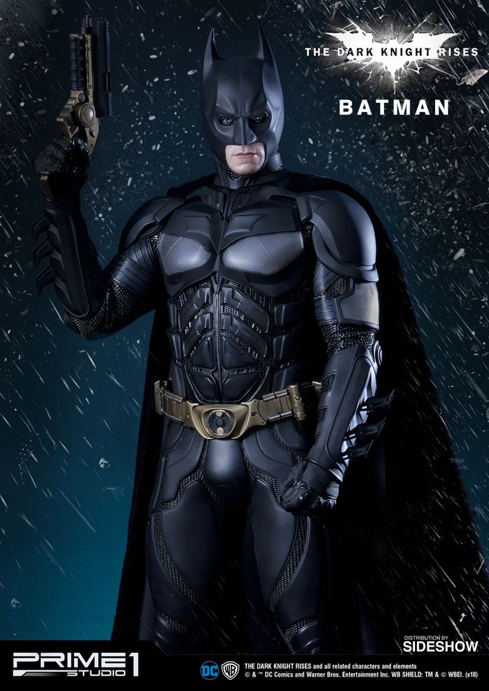 Sideshow Presents Batman Statue Without Cowl From 'The Dark Knight' Trilogy  - Dark Knight News