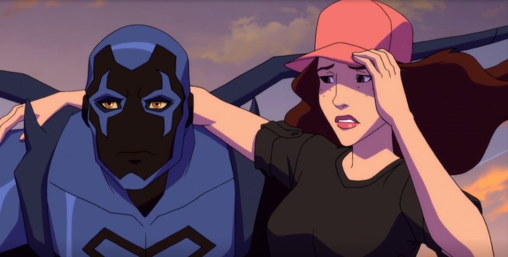 Blue Beetle and Traci