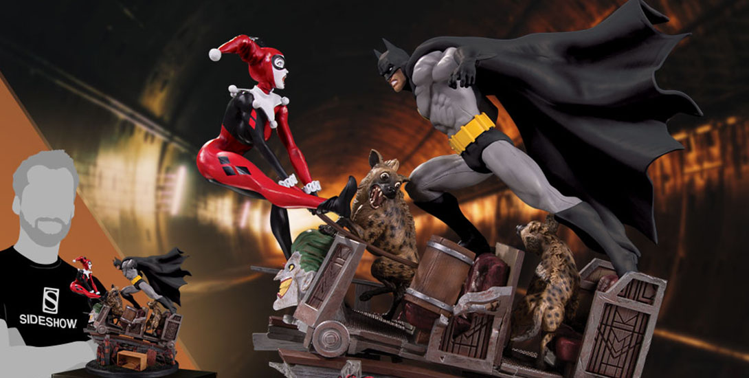 Sideshow to Reissue DC Battle Statue Featuring Batman vs Harley Quinn -  Dark Knight News