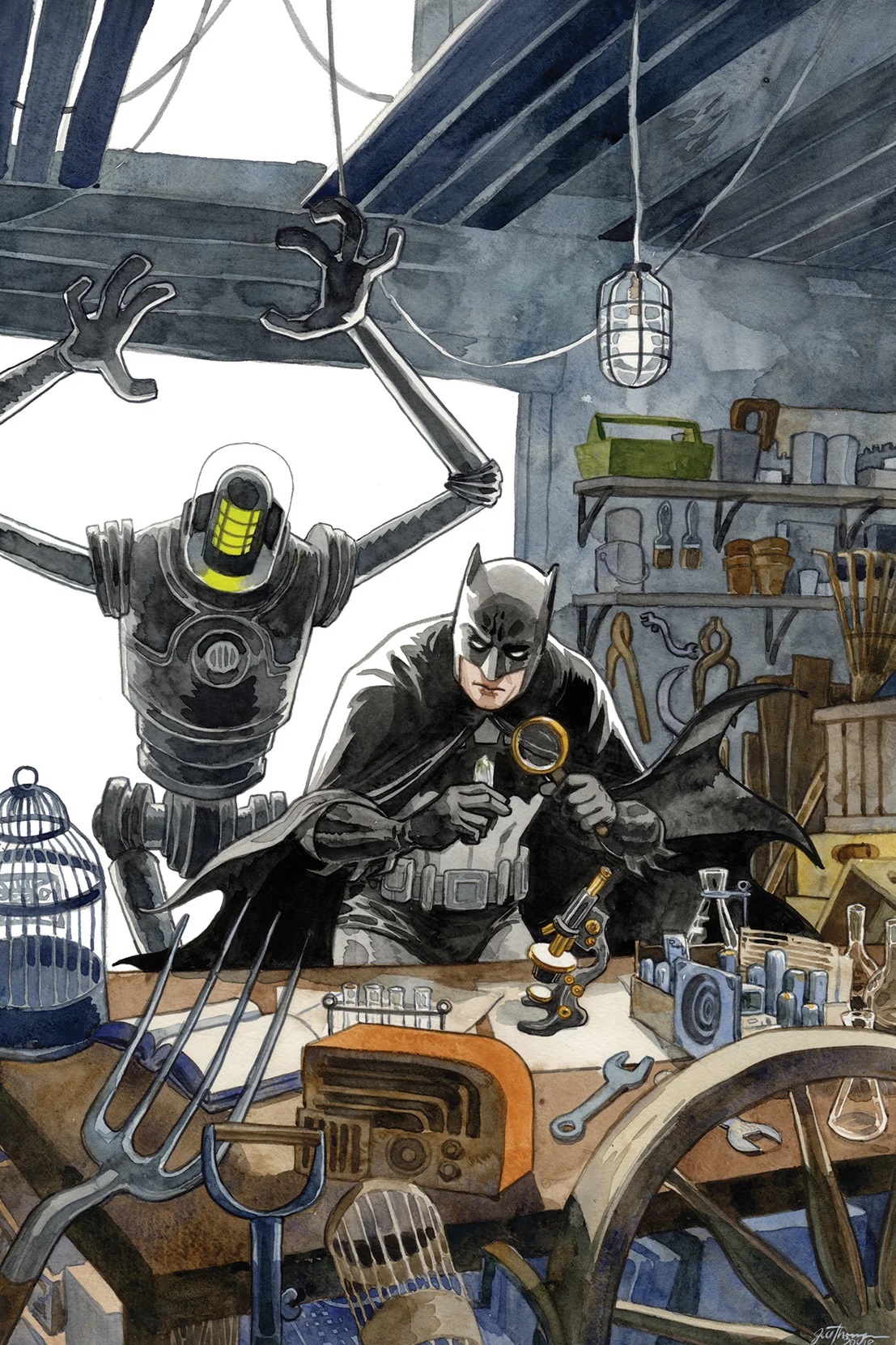 Black Hammer/Justice League #2 Batman Cover