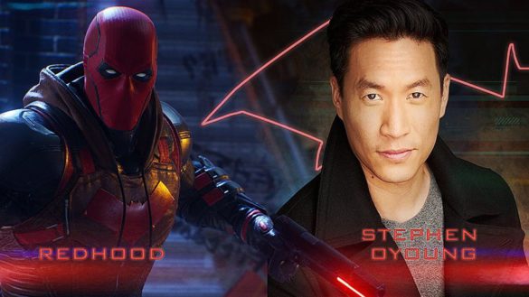 Stephen Oyoung as Red Hood in Gotham Knights