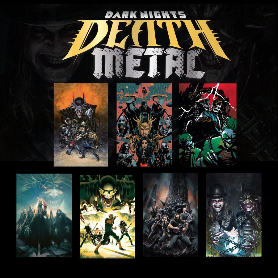 Batman Death Metal 4 Variant Band Edition "Opeth" Dark Knight/ RARE