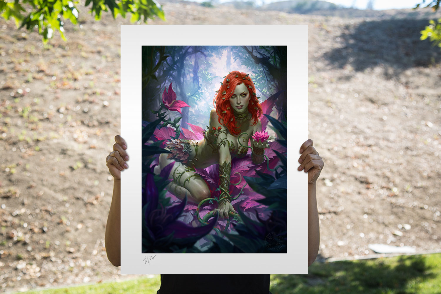 Sideshow Present 'Poison Ivy' Fine Art Print - Dark Knight News