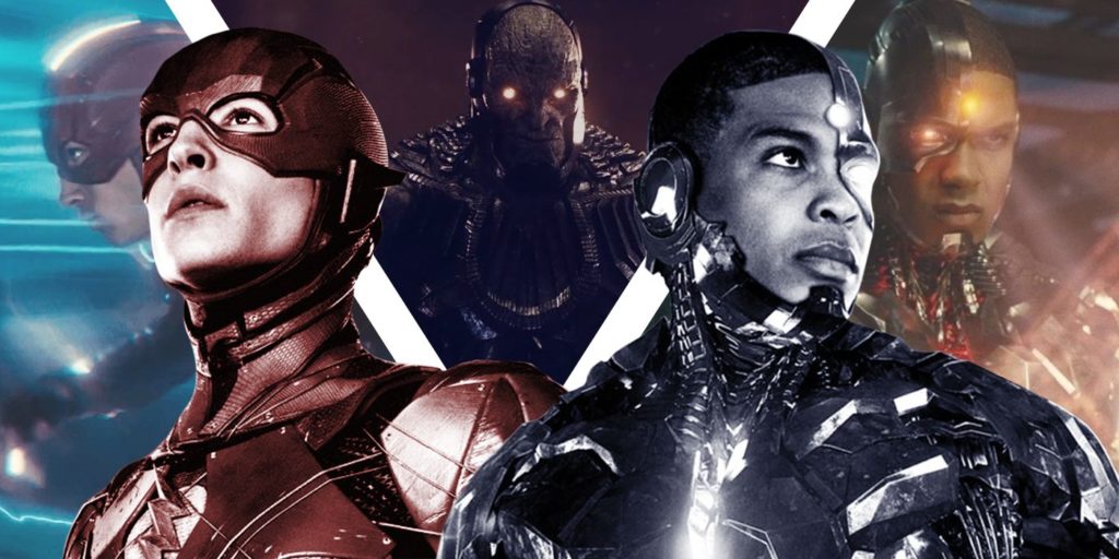 The Flash and Cyborg in Zack Snyder's Justice League