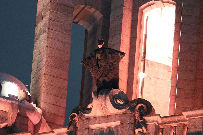 Robert Pattinson's Batman in Liverpool