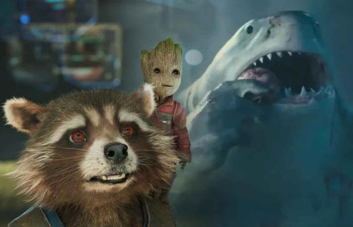 Rocket Raccoon, Groot, and King Shark are part of James Gunn dream crossover