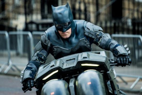 Ben Affleck's Stunt Double on Batcycle