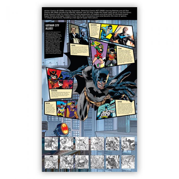 Dc Comics Batman Stamp Set-batman Kreatives Gestalten LA2461955