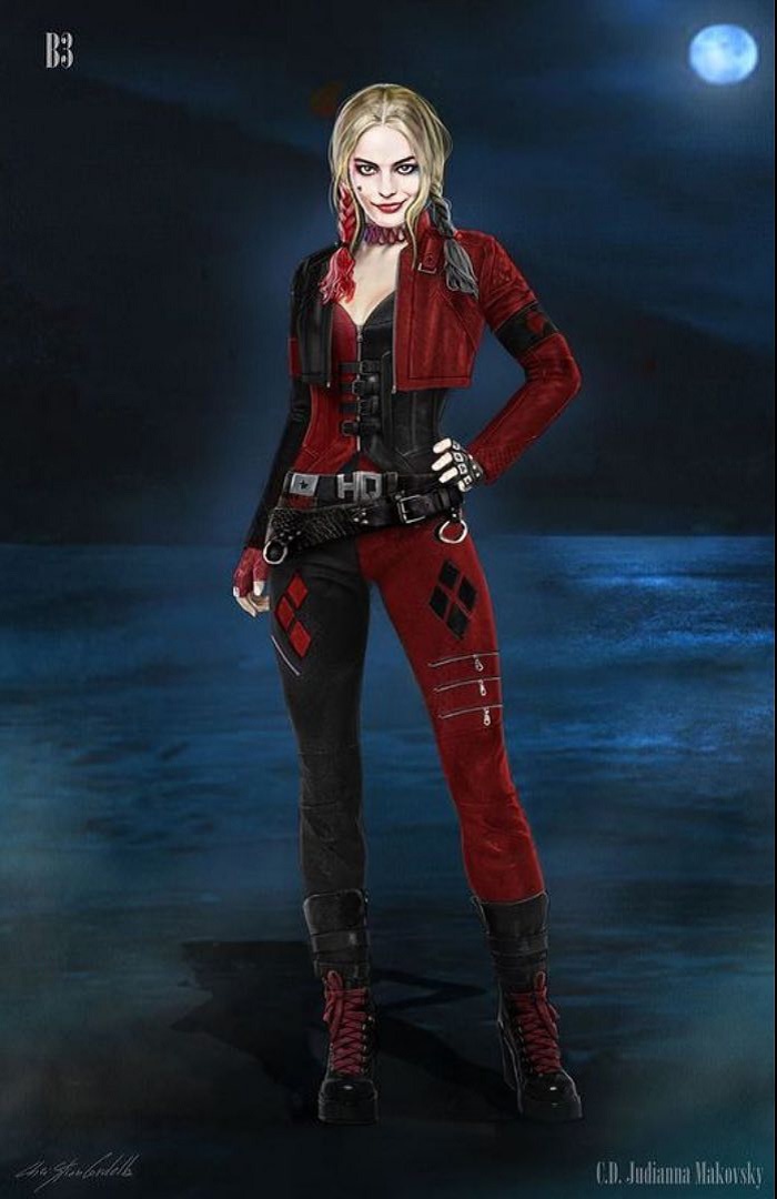 The Suicide Squad Harley Quinn Costume Concept Art Shared By James Gunn -  Dark Knight News