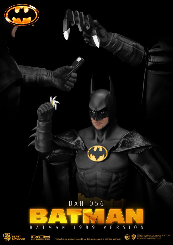 Brand New Set of 9 Custom  Figures Batman from Burton films Dark Knight 