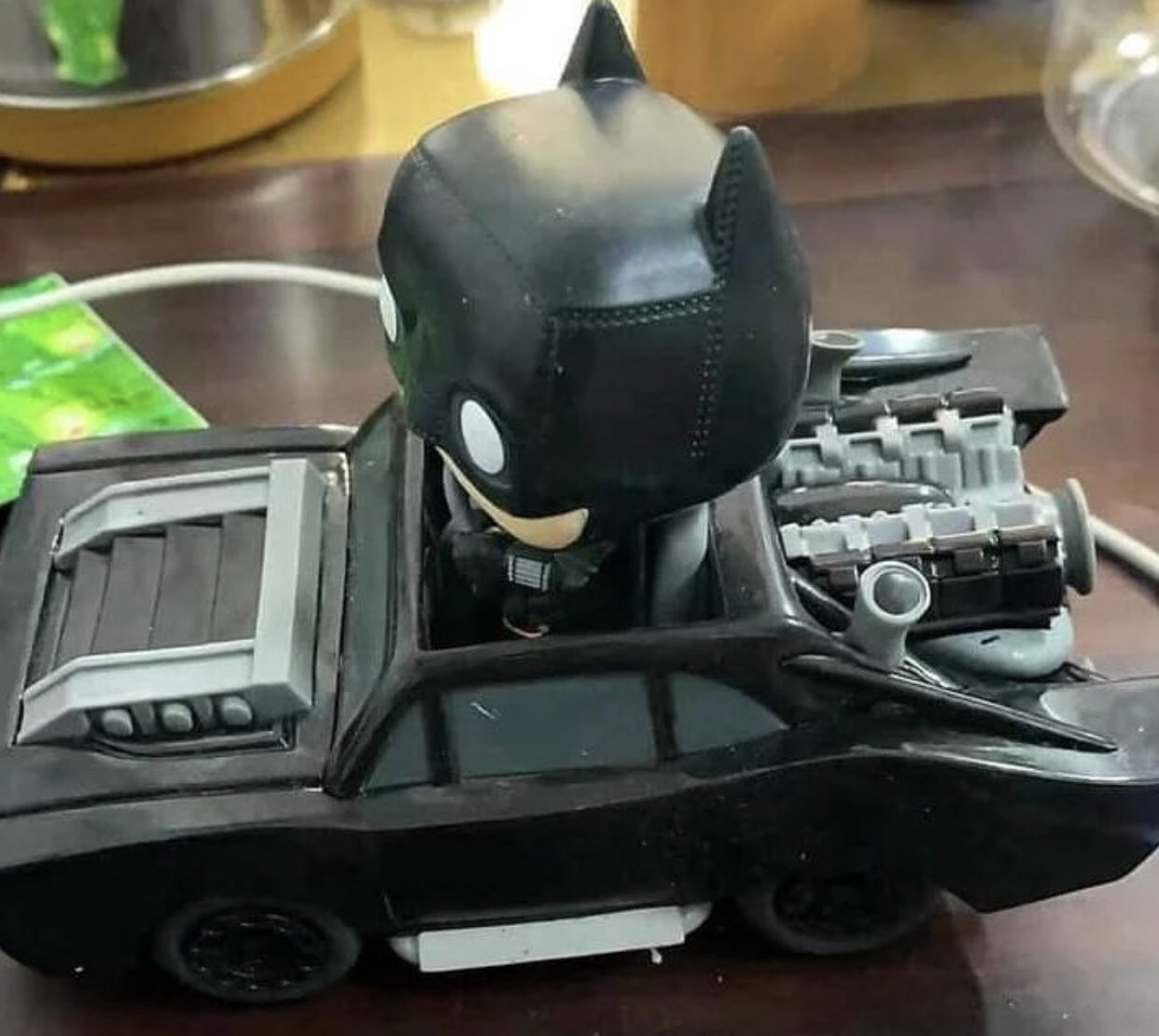First Look At The Batman Funko Pop And Batmobile - Dark Knight News