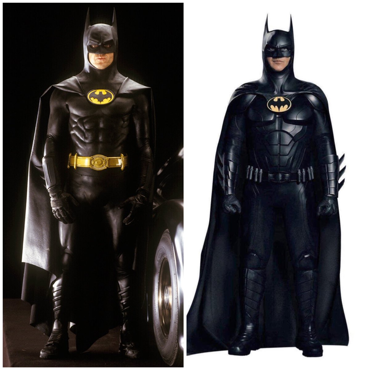 Michael Keaton's Batman Costume in 'The Flash' Movie Leaked Online - Dark  Knight News