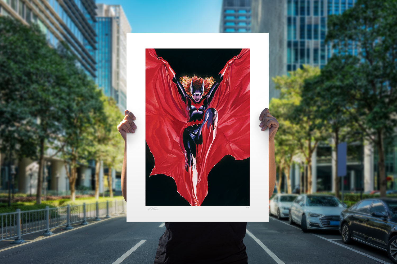 The Batwoman fine art lithograph