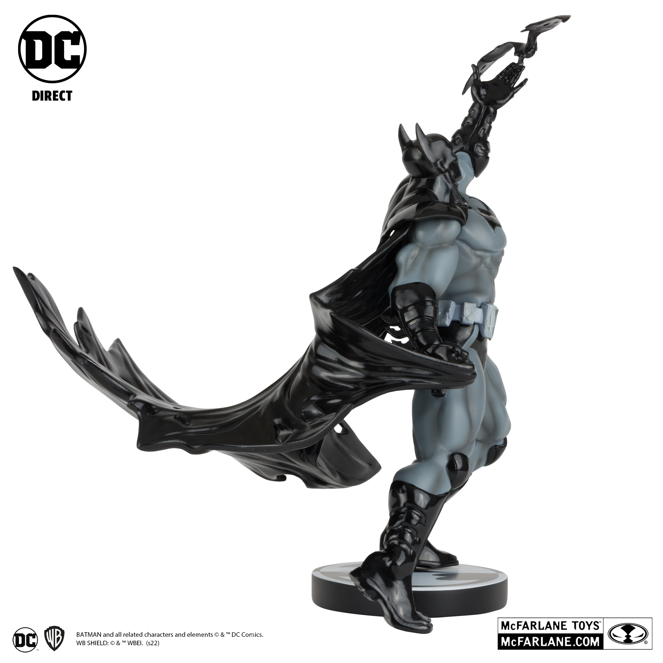 McFarlane Toys Release Two New Black And White Batman Statues - Dark Knight  News