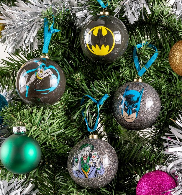 Truffle Shuffle Releases DC Comics Christmas Baubles - Dark Knight News