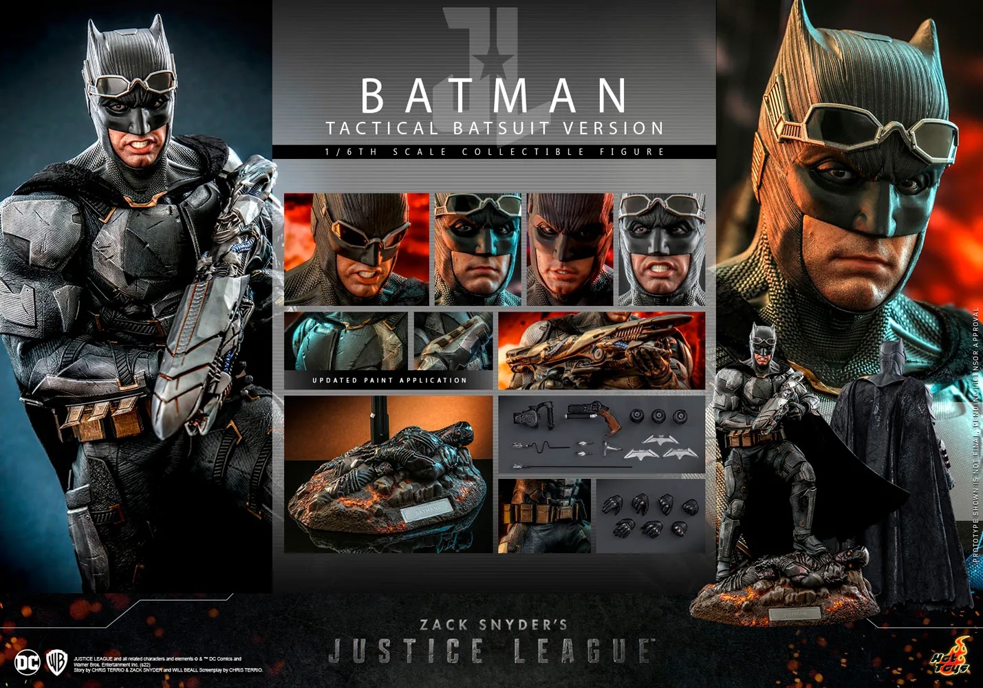 Justice League - Tactical Suit Batman Statue by Prime 1 Studio