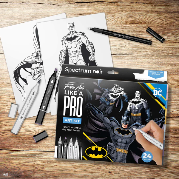Spectrum Noir Releases DC Comics 'Fan-Art Like a Pro' Art Kits - Dark  Knight News