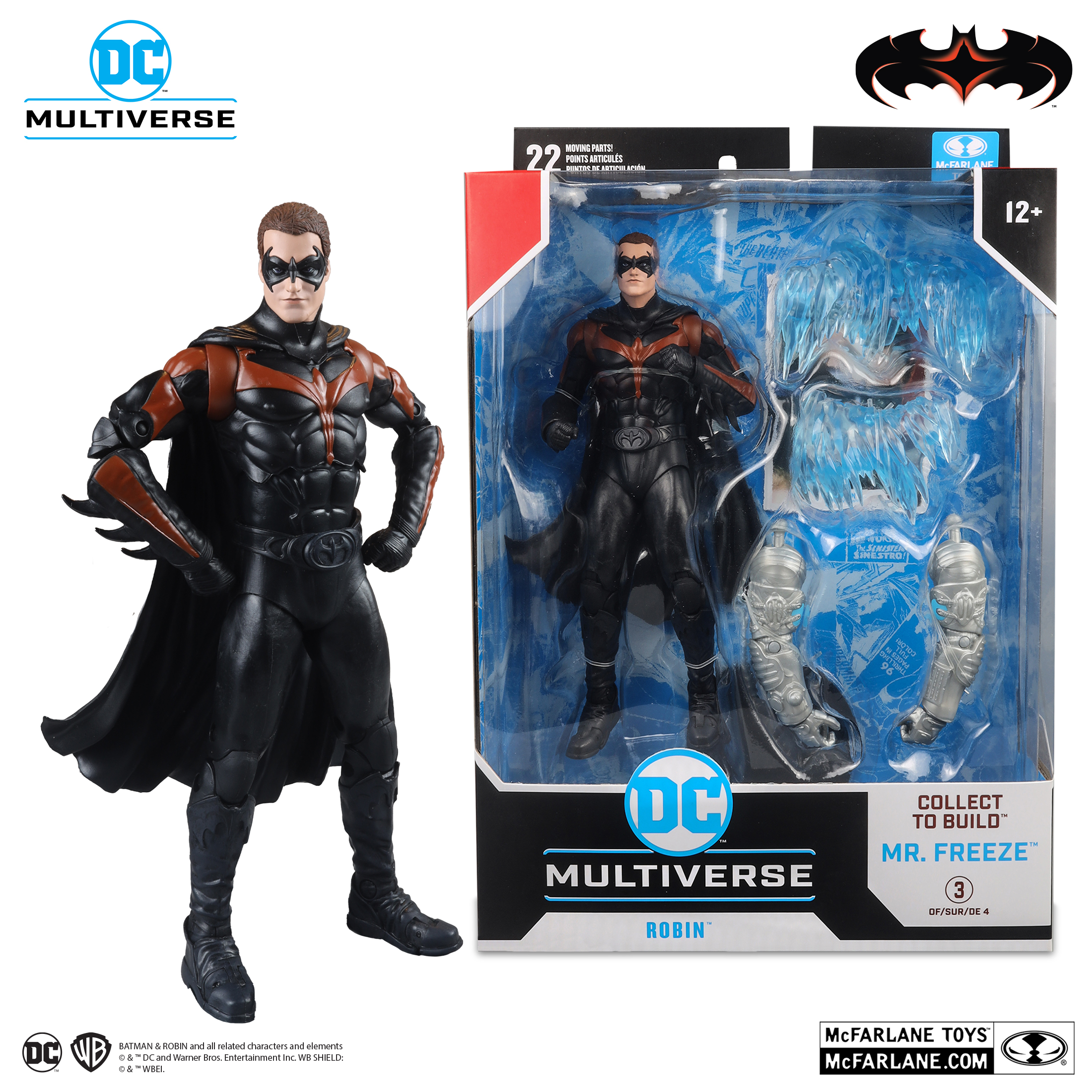  DC Comics Multiverse Arkham City Mr. Freeze Figure : Toys &  Games
